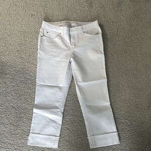 JLO White Capri Jeans